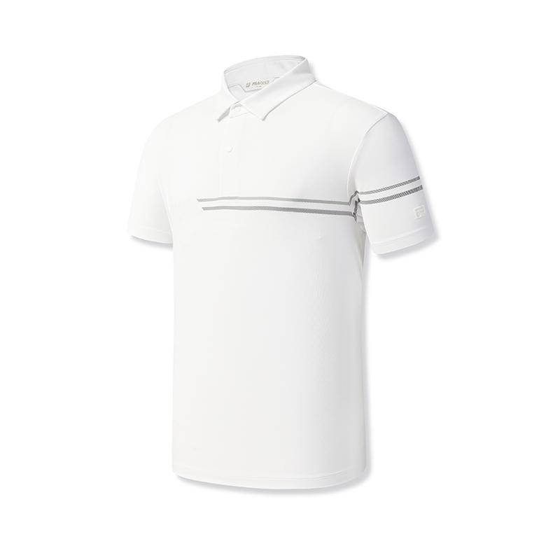 Fila Серия Гольф Простой Модный Персонализированный Повседневный Спортивный Гольф Универсальный Удобный Вязаный Поло с Коротким Рукавом A11M545101FWT M