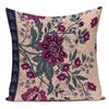 Vintage Style Flower Floral Polyester Decorative Pillow Cover Sofa Cushion Cover for Living Room Capa De Almofadas Pillowcase