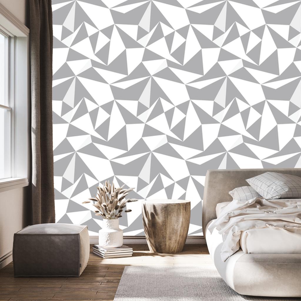 Wallpaper Modern Geometric Pattern for Living Room and Bedroom 50x1000