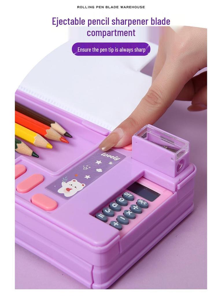 Multi-functional Cartoon Pencil Case - Large Capacity Stationery Organizer