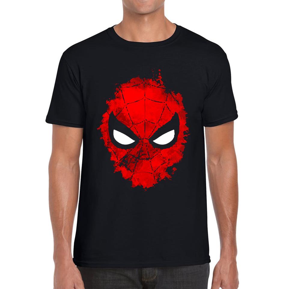 

Spiderman Face Unisex Mens T Shirt Womens Tops Tees S