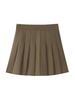 High-Waisted Pleated Mini Skirt - Autumn/Winter Fashion, Trendy Slim Fit for Women