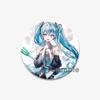 32/44/58mm Cute Cartoon Figure Miku Brooches Cosplay Singer Exquisit Badge for Collar Backpack Hat Accessory Handmade Pin Gift
