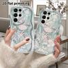 Phone Case: 2D Flat Samsung Galaxy A34 A35 M05 M06 S20 S22 S21 FE Plus 5G Protective Case, Couple Style, Twin Tailed Girl, Christmas and Halloween Gif