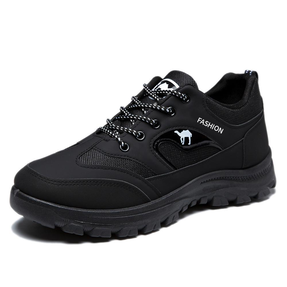 Large size four-season hiking shoes breathable sports shoes medium cotton shoes walking casual shoes