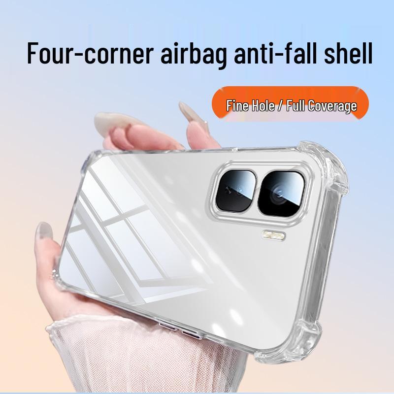 

iQOOneo10 Transparent Phone Case with Airbag Corner Protection for Neo10 Pro/Neo10 Pro+ iQOO Neo 10 Pro+ прозрачный