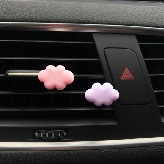 Modern Cloud Decor Clips Small Resin Compact