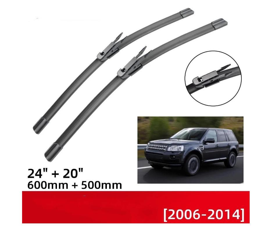 Suitable for Land Rover Range Rover Evoque Land Rover Freelander 2 2006-2014 24+20 wipers чёрный
