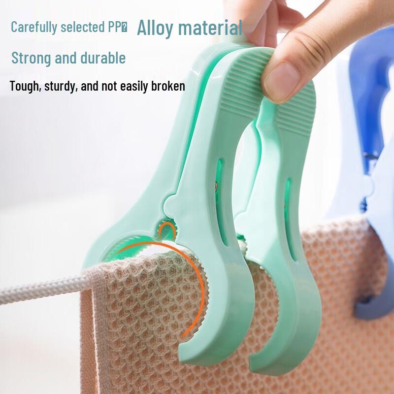 CHAHUA Large Plastic Windproof Clothes Clips