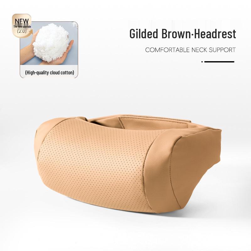 Kashidon Headrest & Lumbar Support Pillow for Maybach S-Class Mercedes Car Seat