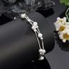 S925 Sterling Silver Three Worlds Rotating Bead High-End Bracelet: Elegant, Fresh, Niche Birthday Gift for Women