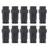10 Set 3 Pin Way Waterproof Electrical Connector Car Wire Connector Plug Terminal