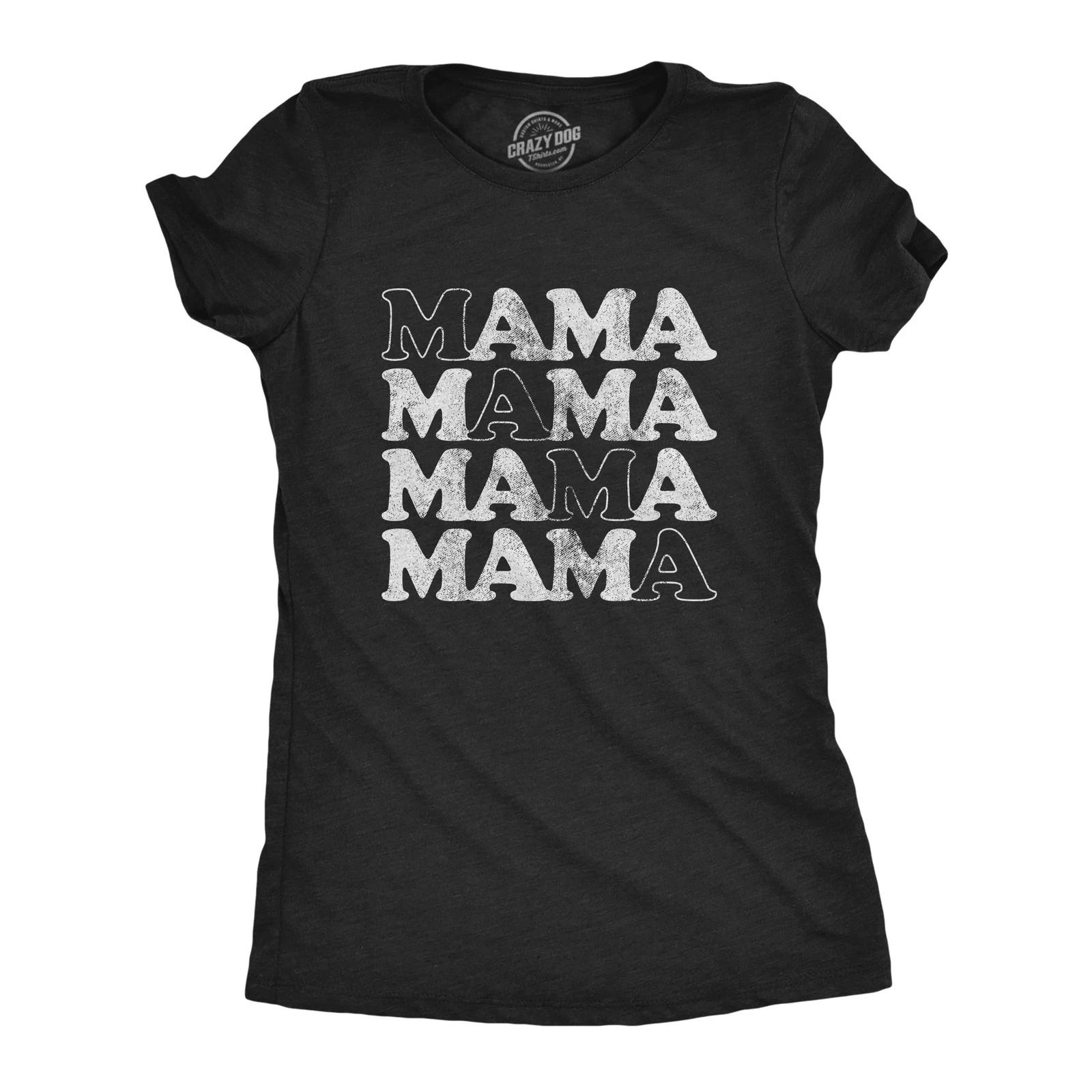 Womens Mama T Shirt Funny Mother s Day Mommy Graphic Mum Novelty Tee XXL