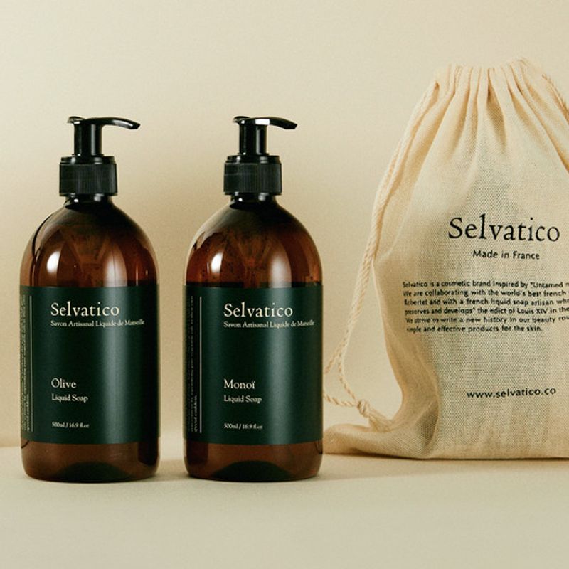 

Selvatico Liquid Soap 500ml 2-pack (choose one of the two) Option 1_Olive 500ml