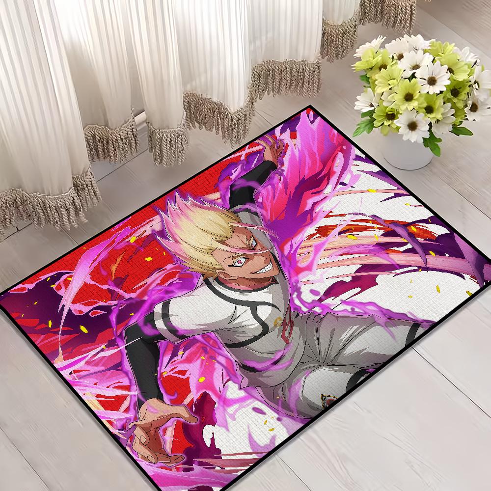 Manga Anime Blue l-Lock Shidou Ryusei Carpet Rug Home Decor Bedroom Floor Hogar Mat Hallway Balcony Entrance Doormat Decoration