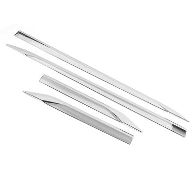 4PCS Molduras Laterales de Carrocería para Puerta Lateral Cromo ABS Ajuste para Harrier Venza XU80 2020 2021