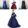 Elegant Renaissance Gothic Womens Victorian Maxi Dress Perfect For Cosplay