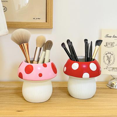 Miniso Creative Cute Mushroomseries Pen Holder Stationery Storage Desktop Decoration for Friends Birthdays Gift