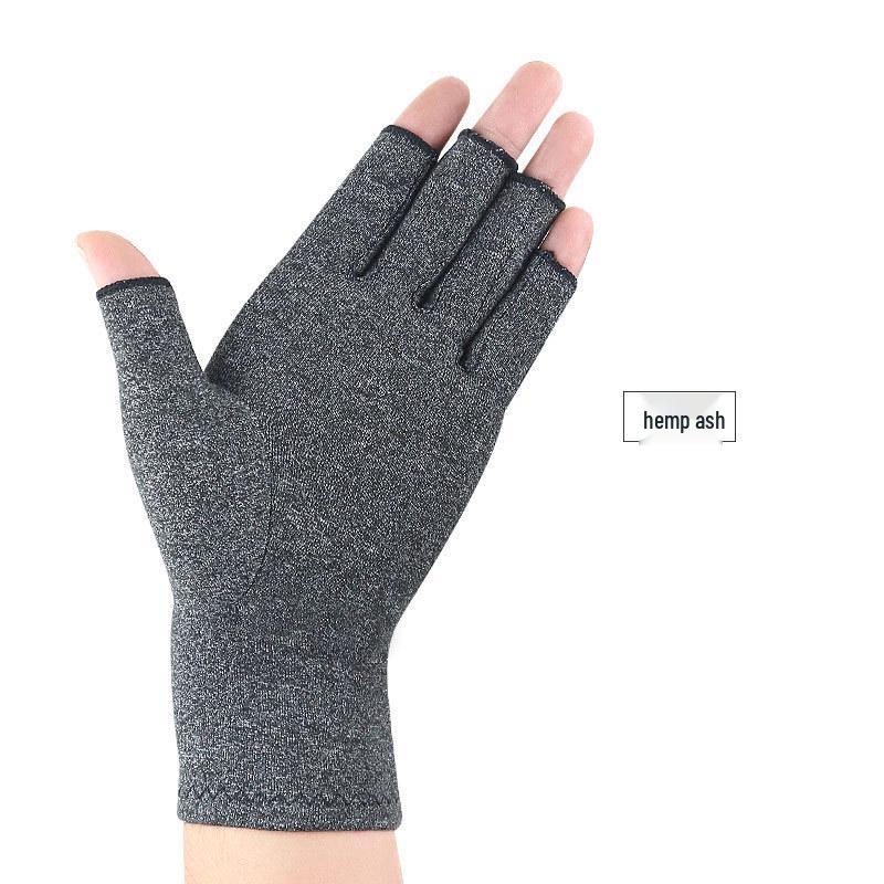 Half-Finger Compression Gloves for Joint Discomfort Relief