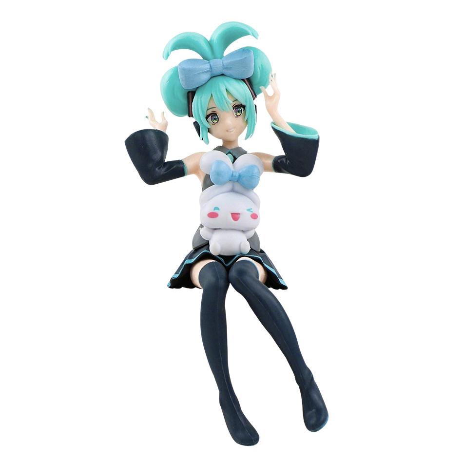 

21cm Animation Vocaloid Star Sitting Posture Figure Trendy Subclture Miku Action Figure Xmas Present POLYVINYL CHLORIDE Collector Miniature Figure