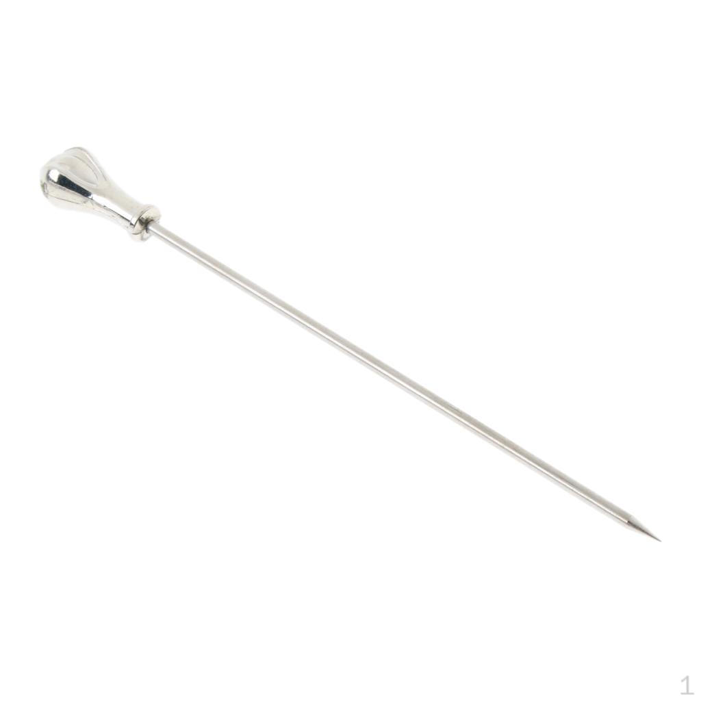 1Pc Cocktail Pick Stainless Steel Bar Tool Reusable