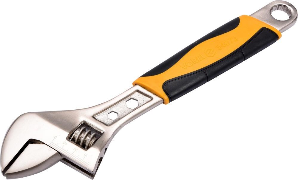 Adjustable wrench 300 mm. Covered handle 54073 VOREL