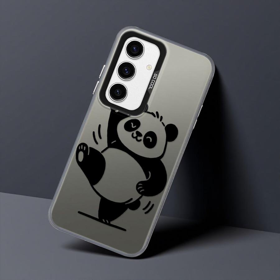 Cute Cartoon Panda Soft Cover Phone Case for Samsung Galaxy A54 A73 A35 A71 A26 A36 A51 A56 A55 A52 A72 A53