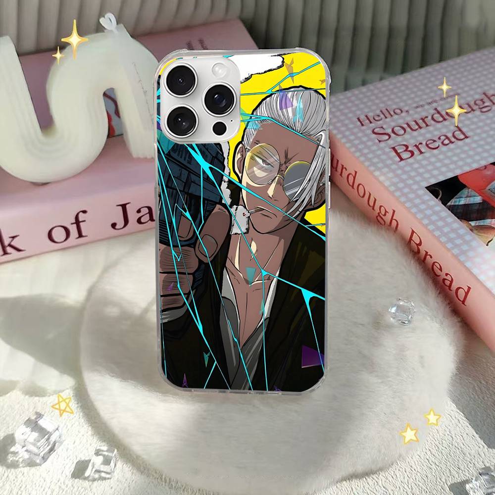 Новый Чехол для Телефона Аниме Sakamoto Days Для iphone 17 16 15 14 13 12 11 Pro Max Plus Серебристый Лазерный Сатиновый Аврора iPhone 13 pro