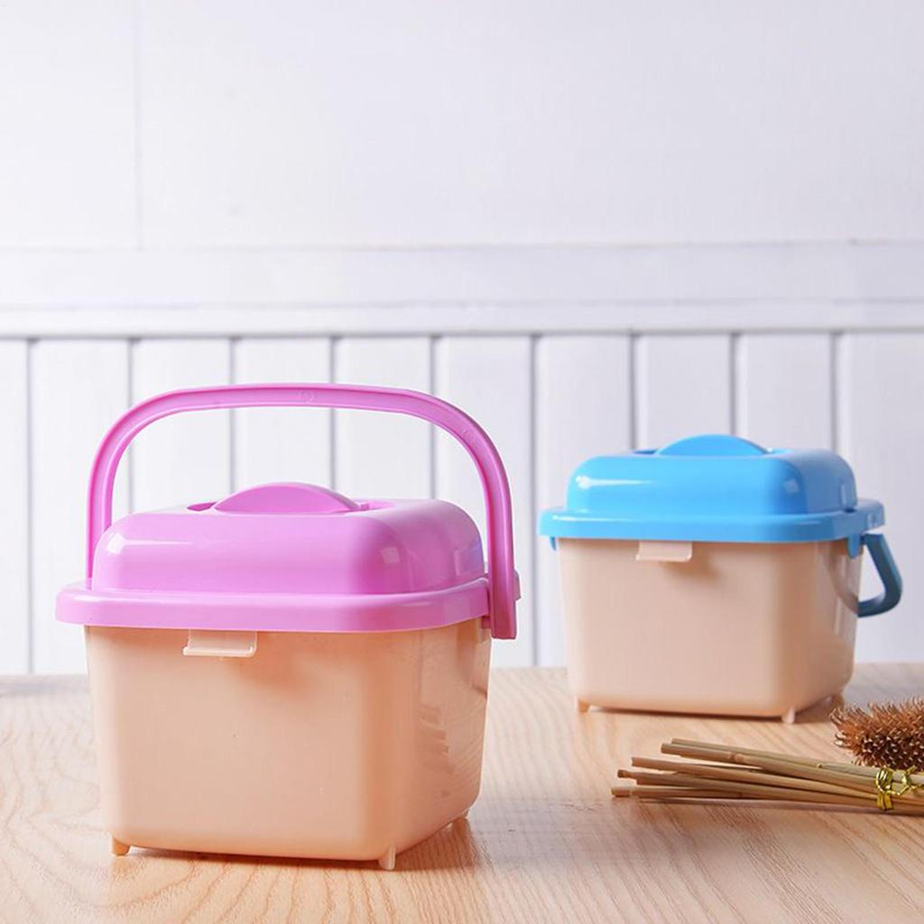 Hamster Transportbox Tragbare Transportkiste mit Griff Atmungsaktiver Kleintierkäfig für Hamster Rennmaus Chinchilla Igel Frettchen