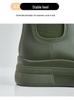 Women's Non-slip Martin Rain Boots - Wear-resistant, Fashionable Short Boots with Thick Rubber Soles for Grocery Shopping