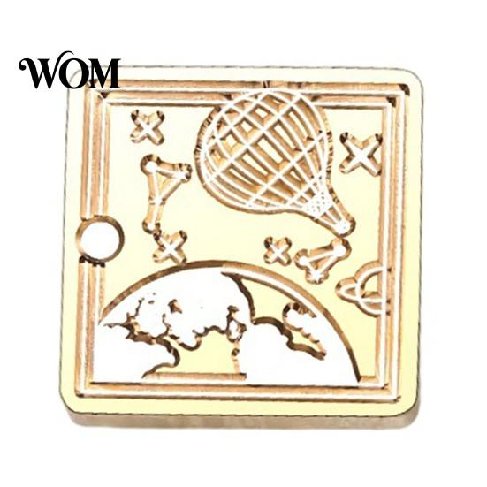 Handcraft Tool Accessories Brass Wax Seal Stamp Head, Vintage European Embossed Relief Engraved Retro Head Sealing for Wedding Invitation Envelope