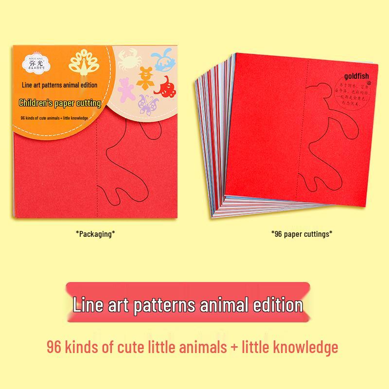 Handgefertigtes Bastelset für Kinder: Tier-Origami für Konzentration und Spaß