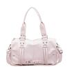 Minimalist Pillow Shoulder Bag For Women In Pu Oil Wax Leather With Large Capacity
