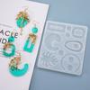 Fashionable Ear Studs Casting Mold Handmade Earrings Silicone Mold Eardrops Danglers UV Crystal Resin Epoxy Mold