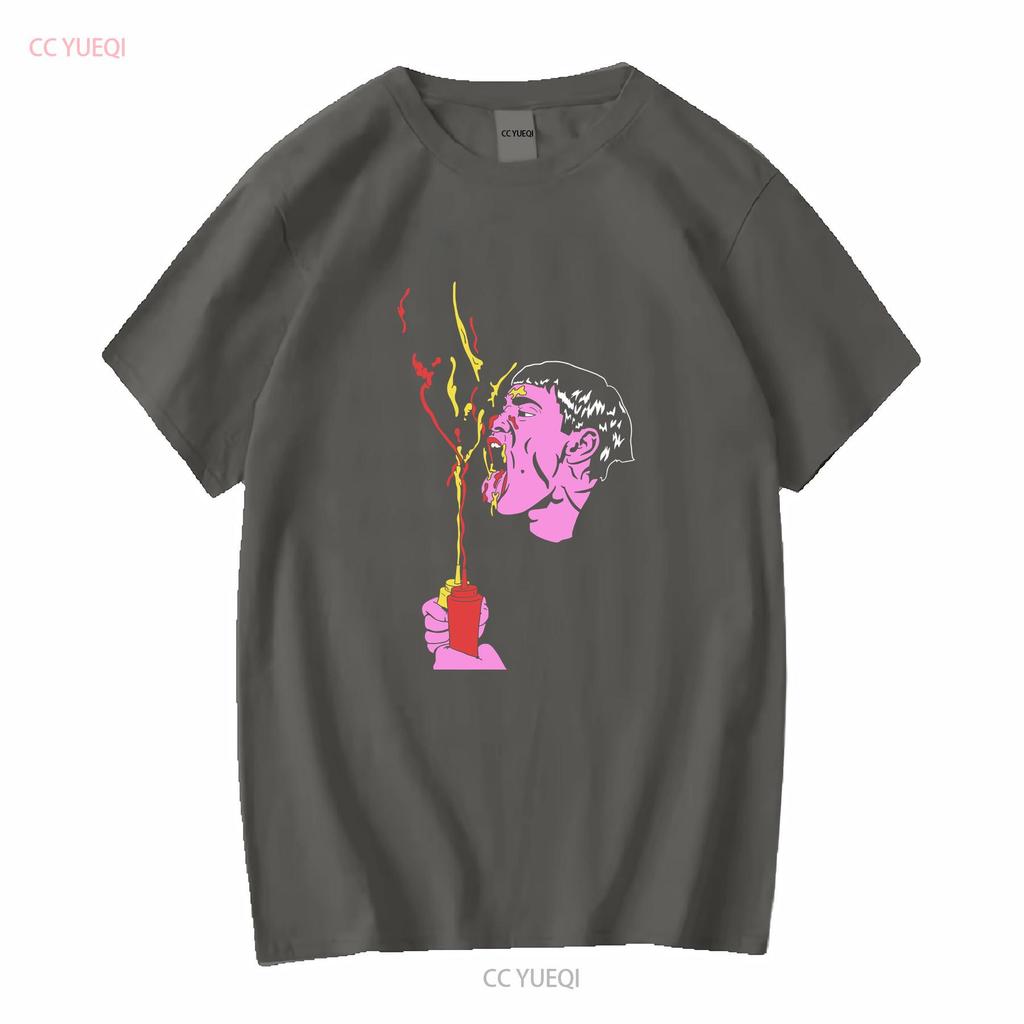 Dumb and Dumber Lloyd Ketchup Mustard T Shirt long or short sleeves vintage Washed Top For Everyday Wear Stylish Unisex graphic