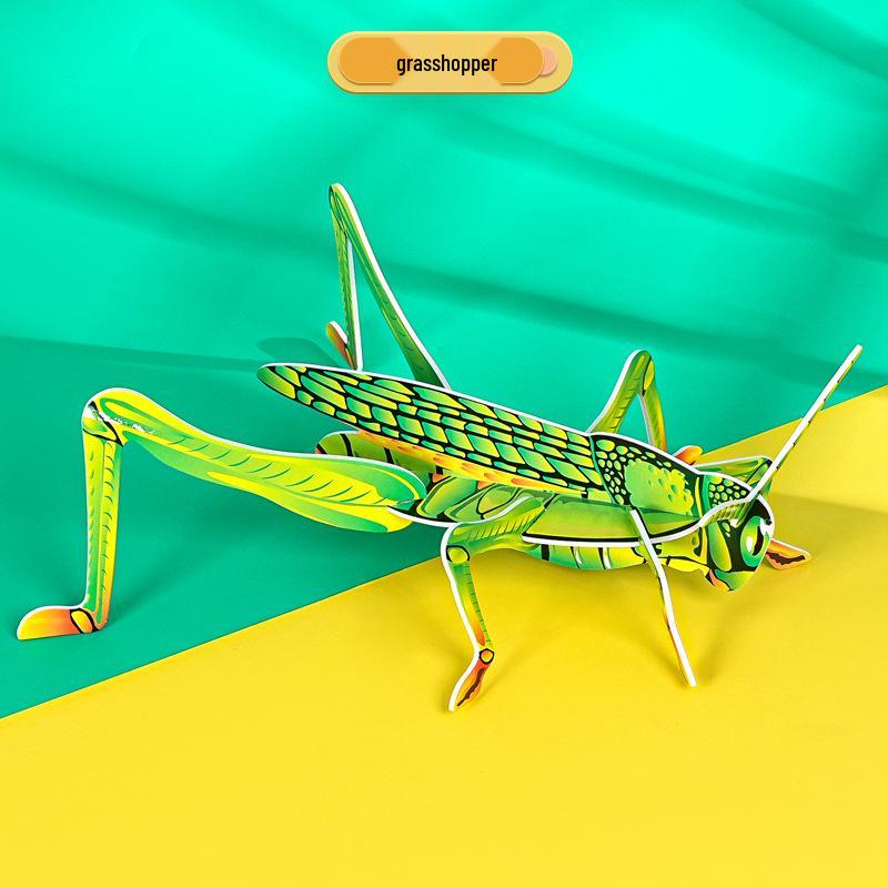 Набор строительных блоков Grasshopper Technology DIY для начальной школы, для образования по науке о насекомых