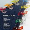 20/50PCS Multipurpose Sewing Clips Colorful Clips Plastic Craft Crocheting Knitting Safety Clips Assorted Color Binding Clips Paper