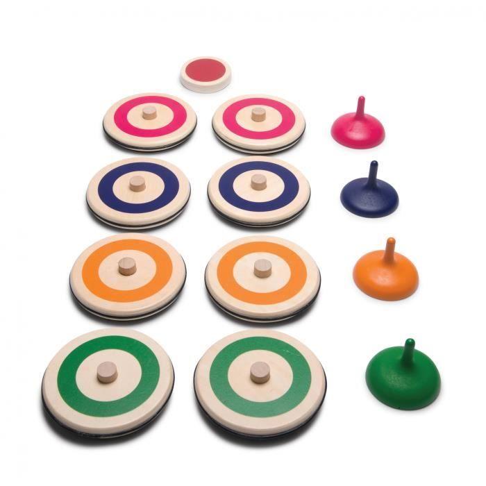 Jeu de curling - BS Toys - 13 pièces - Multicolore - Intérieur - À partir de 4 ans