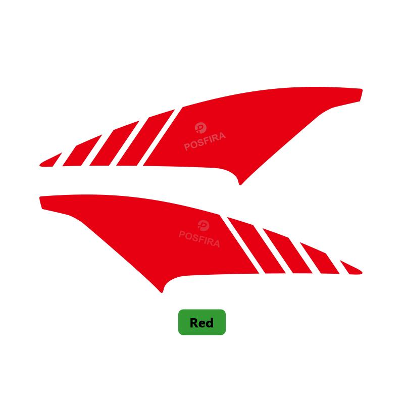 POSFIRA Motorcycle Front Fender Stickers Vinyl Decal for Honda CB650R CB 650R 650 R 2025 2024 -2026 Accessories