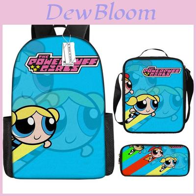 The Powerpuff Girls Cartoon Backpack With Foampadded Straps For School And Daily Use