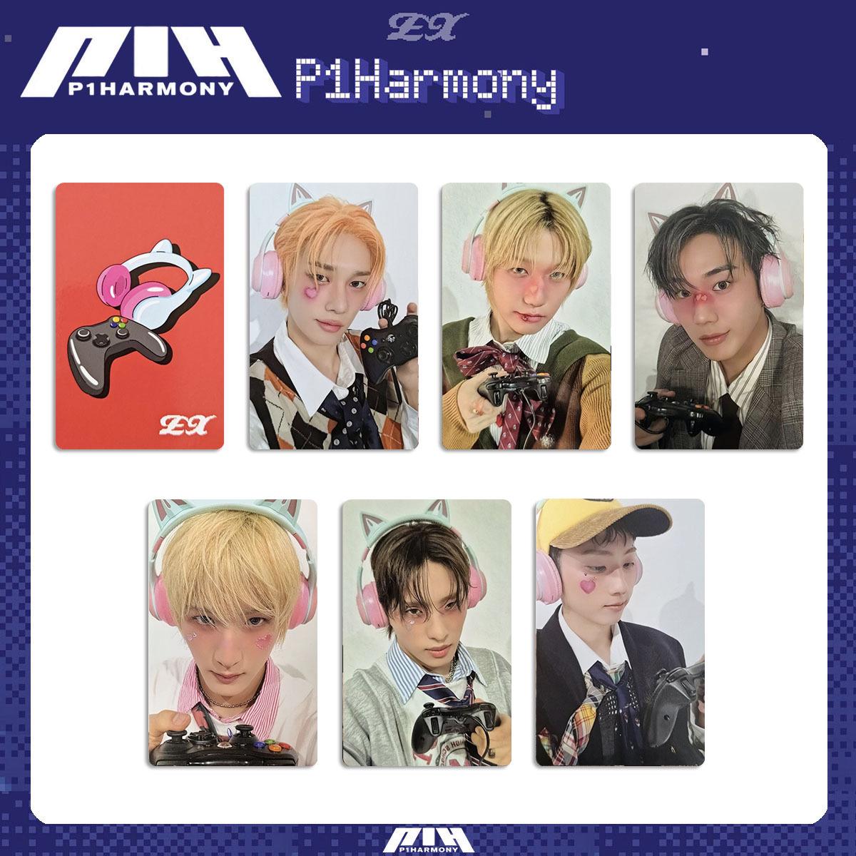 P1Harmony EX Album Merchandise: QUOKKA Bonusgruppe Zufällige Fotokarte beige