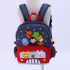 Zoo Wheeled Backpack with Cartoon Embroidery for Kids