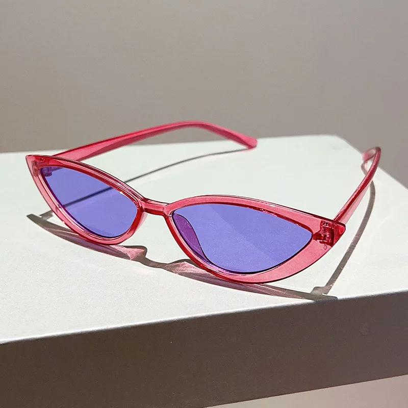 Vintage Small Frame Cat Eye Sunglasses Women For Men Trendy Sun Glasses Punk Luxury Brand Designer Retro Sexy Lady Shades Uv400