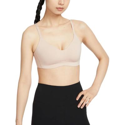 Dri-Fit Minimalist Lightweight Supportive Fashionable Sports Bra Women Underwear Beige FQ3551-207