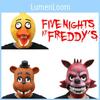 Mască Completă Autentică Five Nights At Freddy's Realizată din Latex Natural pentru Adulți