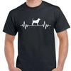 Herzschlagfrequenz Puls Bluthund Hund Geschenk T Shirt Geburtstag Vintage Designer Clothes Streetwear Casual Graphic