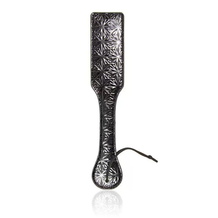 PU Leather Spiked Paddle - Couples' Flirtation and Spanking Toy.