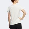 Adidas Neo Solid Color Logo Print Sports T-Shirt Women Tops White HE4526