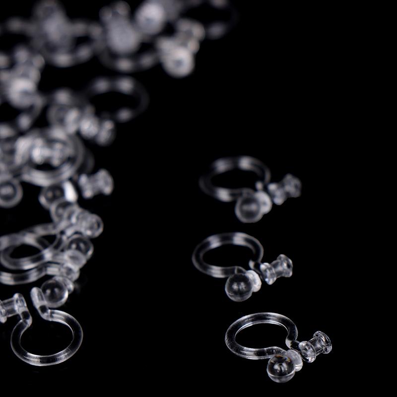 Invisible Clip-On Earring Converters For Non Pierced Ears Jewelry Findings