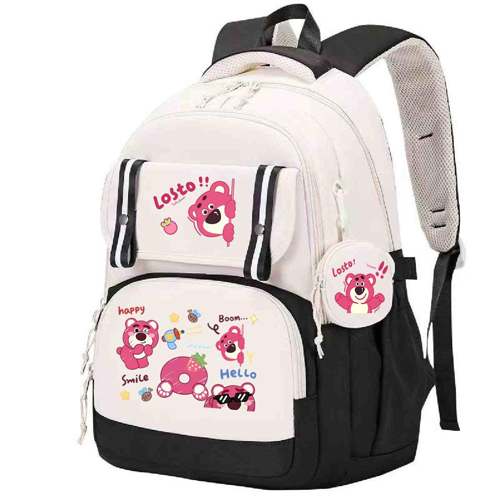 Cute Children's School Bag Lightweight Ridge Protection Elementary School Students Grades 3-6 Junior High School Students Burden Reduction Backpack